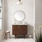 James Martin Vanities Amberly 36in Single Vanity, Mid-Century Walnut w/ 3 CM Ethereal Noctis Top 670-V36-WLT-3ENC - alternate 4